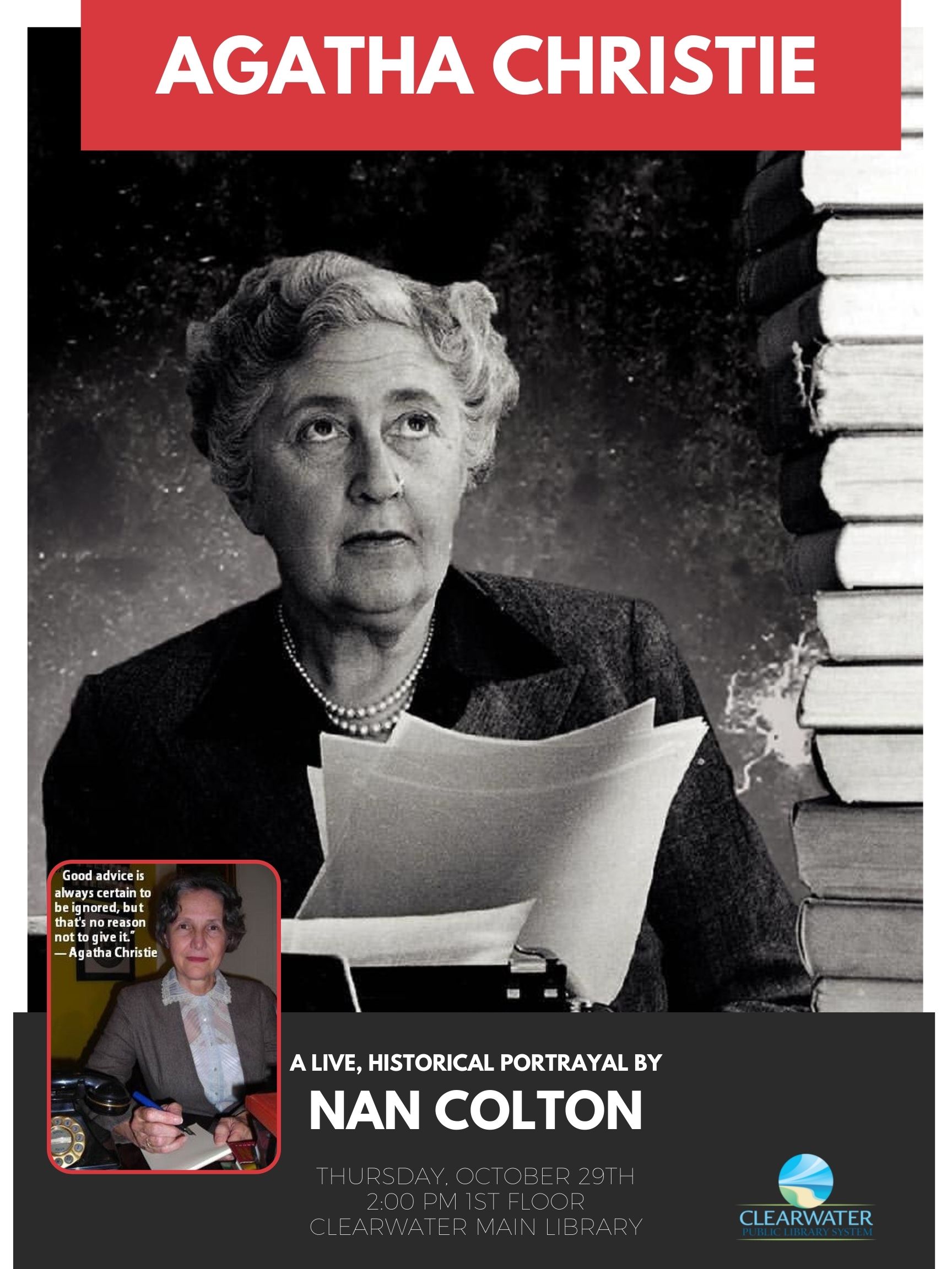 Nan Colton Presents Agatha Christie Clearwater Public Library System